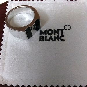 Mont Blanc Sterling Silver Ring. Size 11. Small scratches